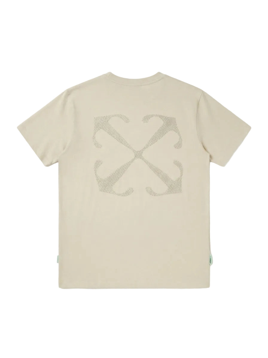 Off-White Playera Arrow Emblem Neutro