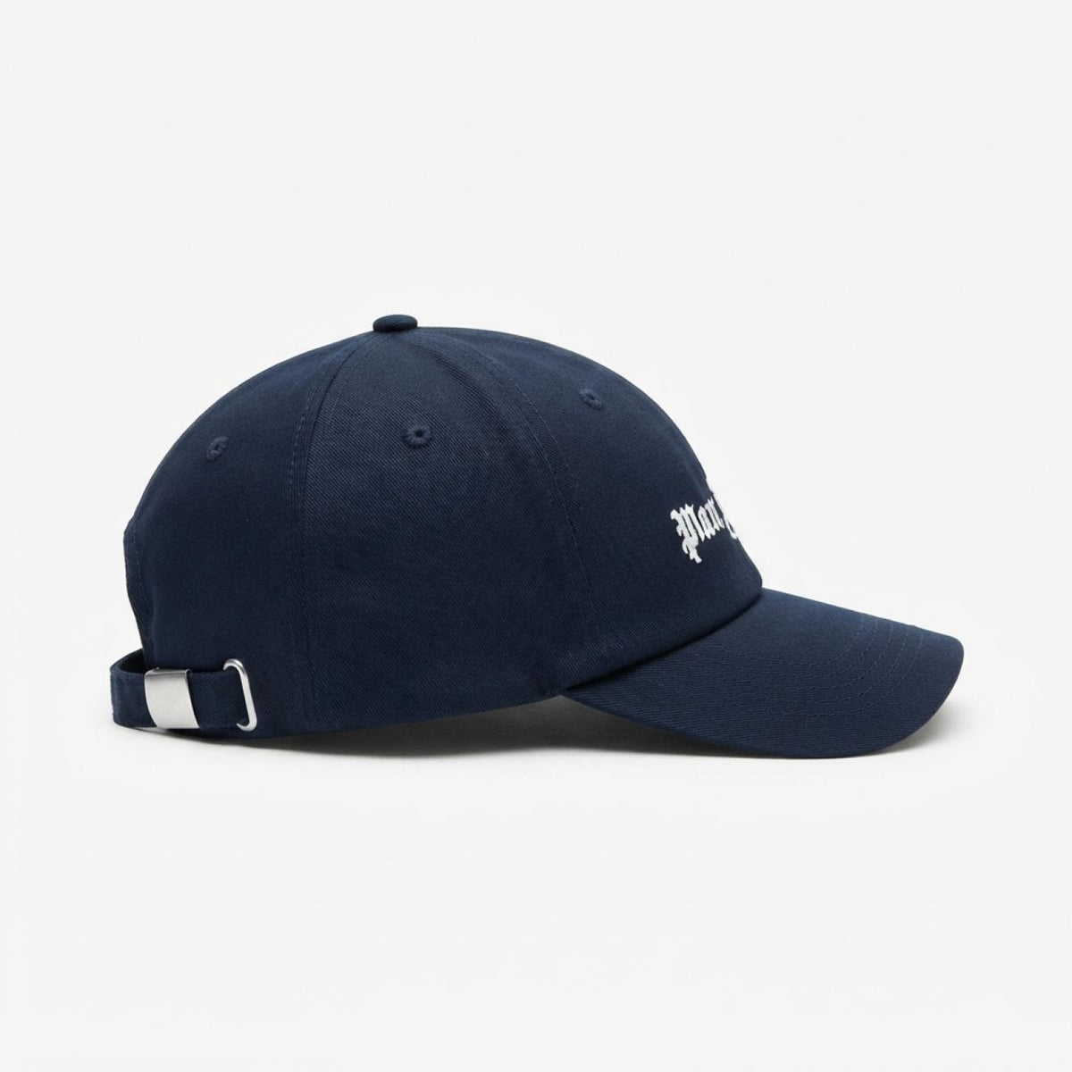 Palm Angels | Embroidered Logo Cap Navy | Blue White