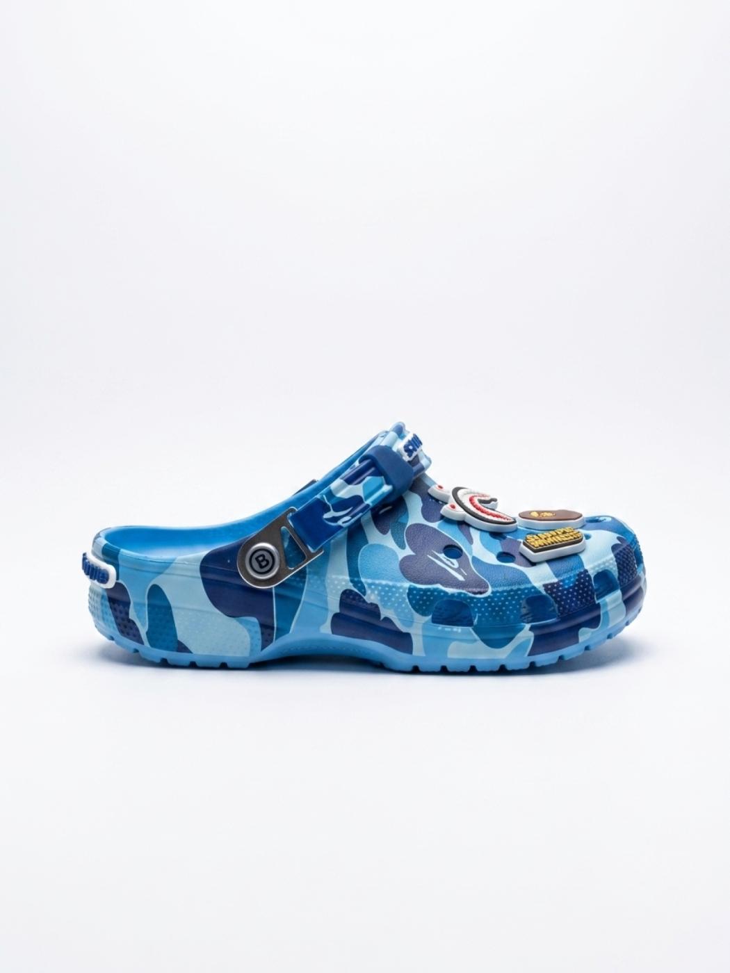 Bape x Crocs Classic Clog 'ABC Camo Blue