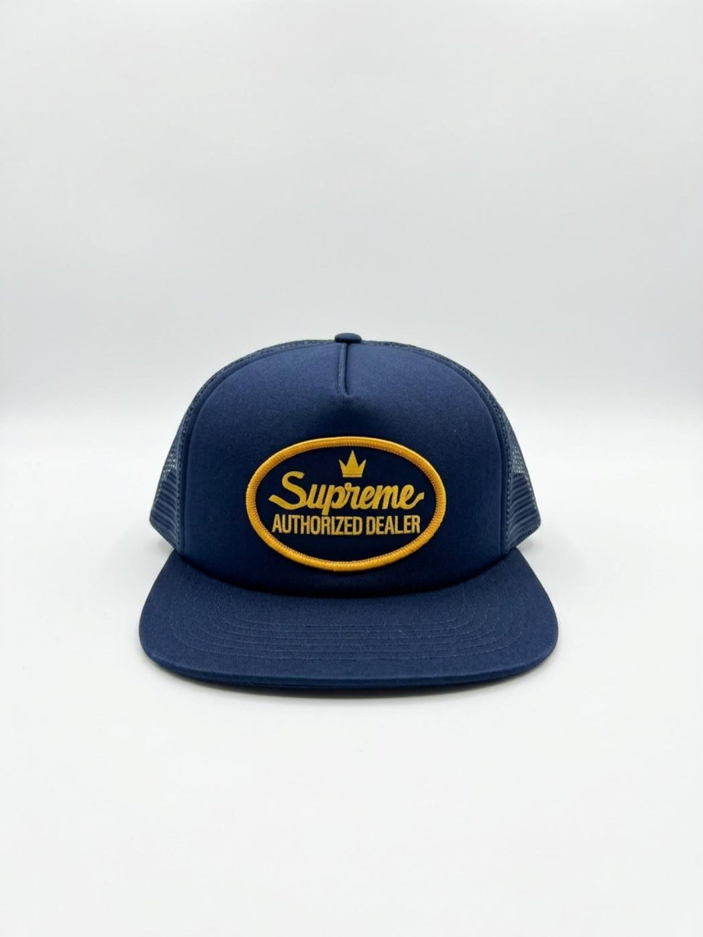 Supreme | Authorized Mesh Back 5-Panel Cap (FW26) | Navy