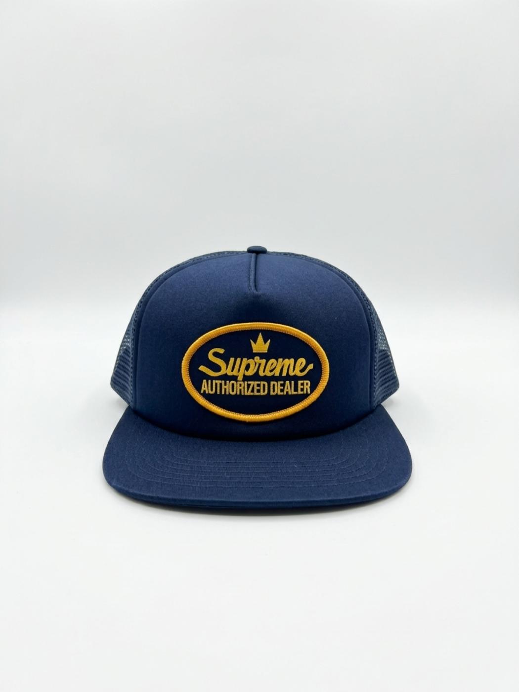 Supreme | Authorized Mesh Back 5-Panel Cap (FW26) | Navy