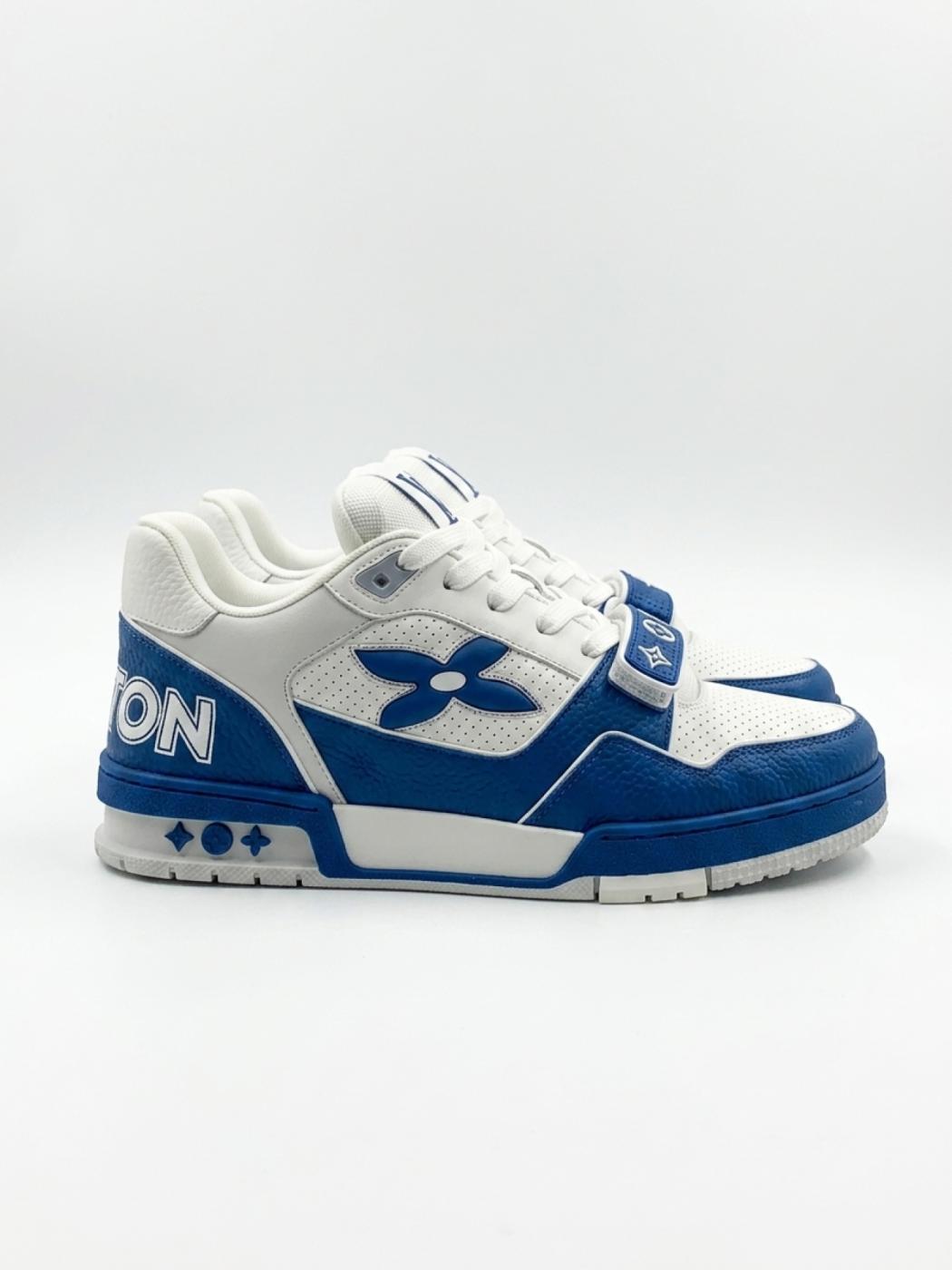 Louis Vuitton | Trainer Calfskin Blue White | 7.5 UK (41.5 EUR)