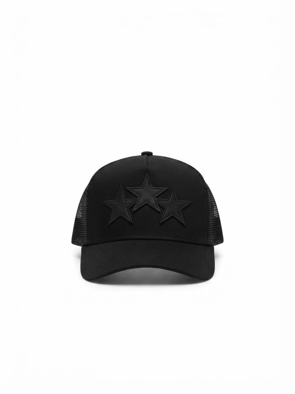 Amiri | 3 Star Trucker Hat | Black