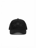 Amiri | 3 Star Trucker Hat | Black