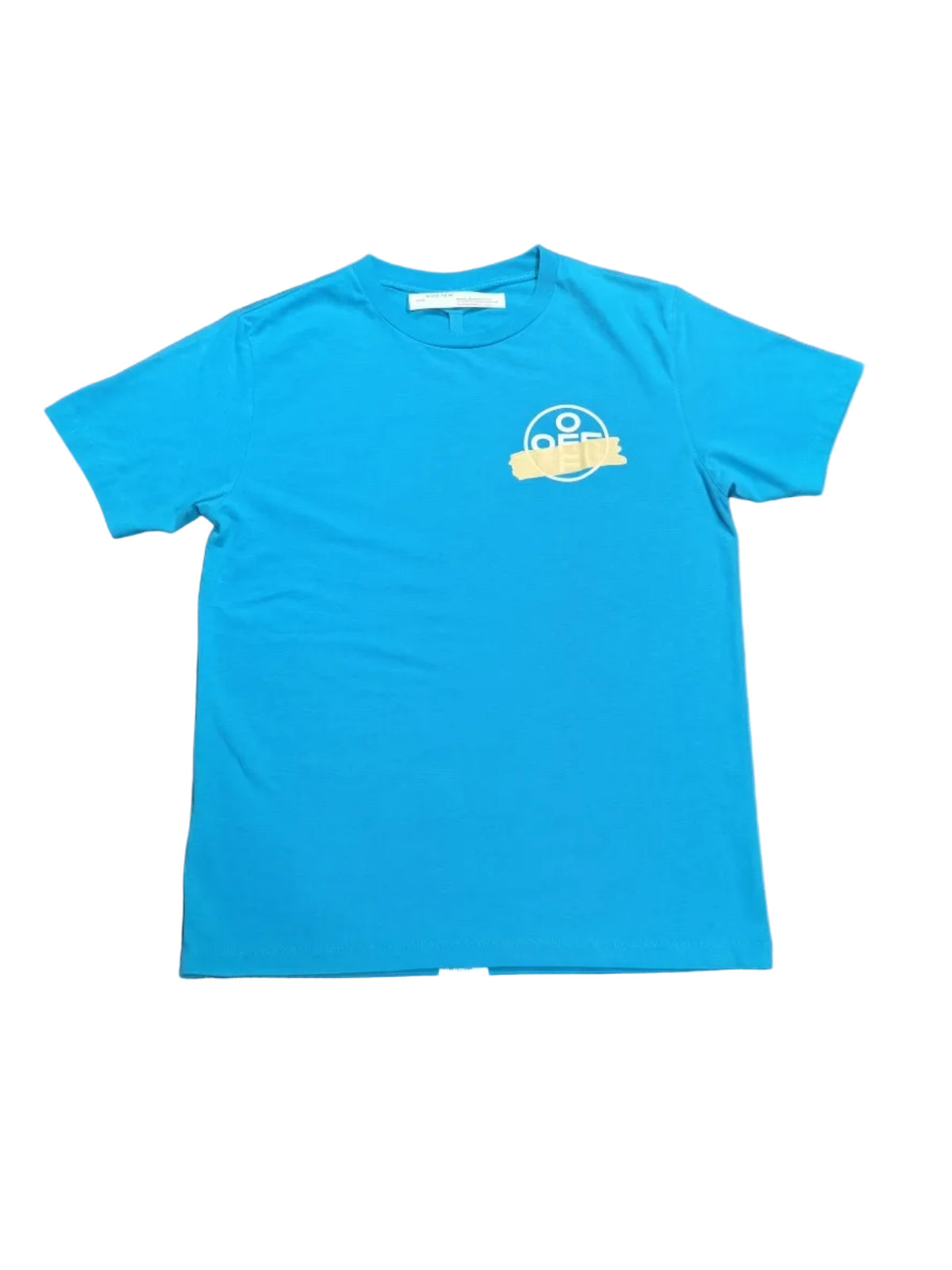Off-White Tape Desing Short Sleeve Blue