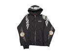 Supreme Wings Zip Up Hooded Sweatshirt Black