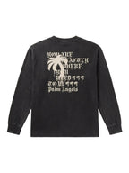Palm Angels Statement Monogram Long Sleeve Black/Grey