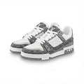 Louis Vuitton Trainer Monogram Denim Grey White