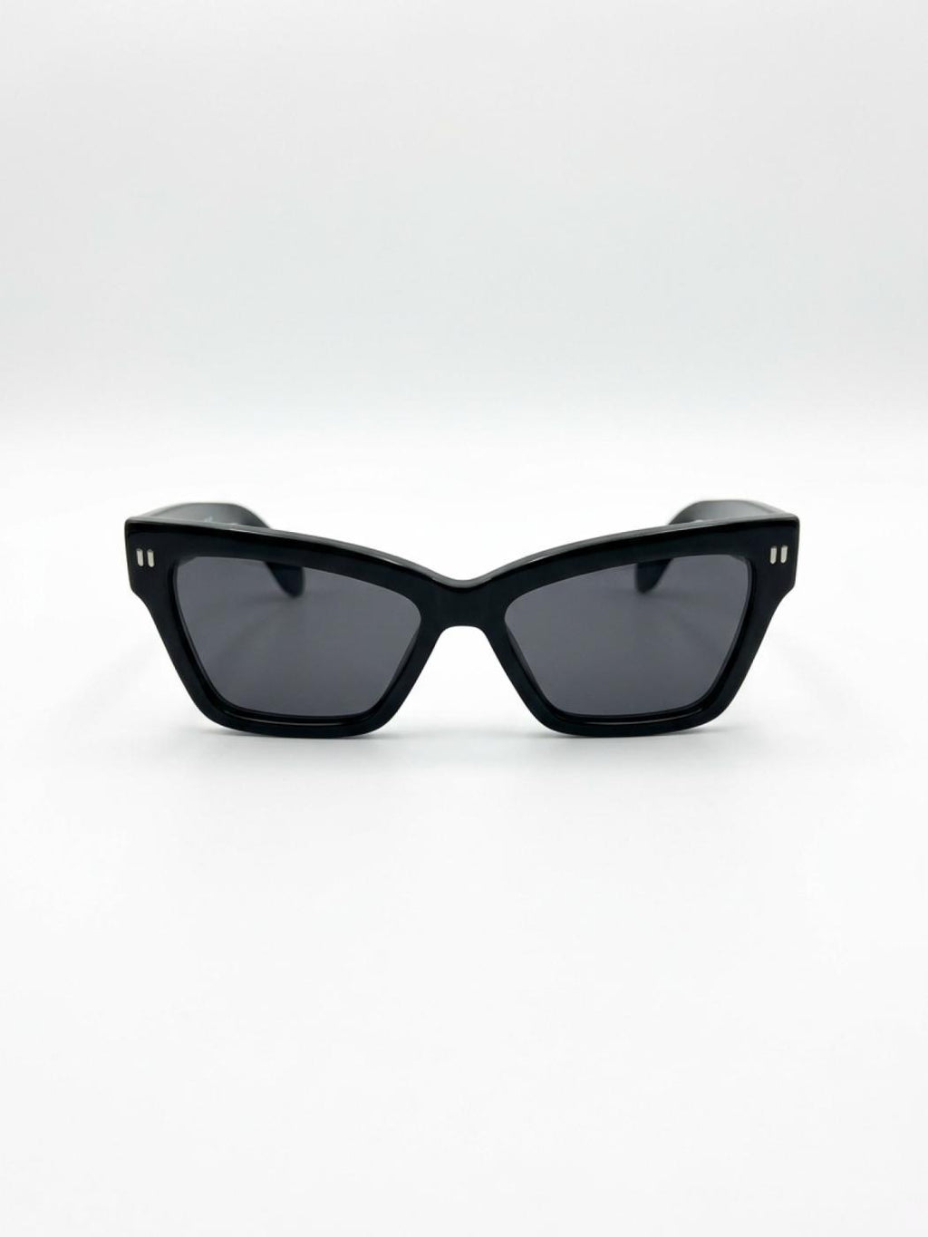 Off-White | Cincinnati Square Sunglasses | Black/Dark Grey (OERI110S24PLA0011007-FR)