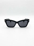 Off-White | Cincinnati Square Sunglasses | Black/Dark Grey (OERI110S24PLA0011007-FR)
