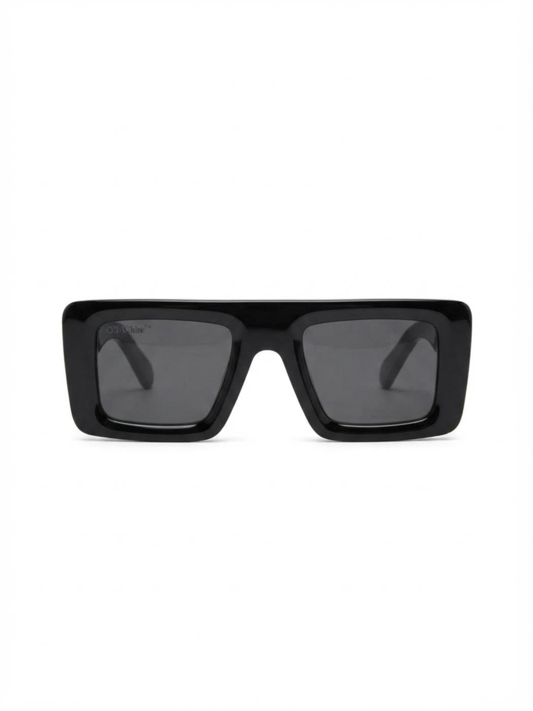 Off-White | Tropez Rectangular-Frame Sunglasses | Black/White (OMRI013S21PLA0011001)
