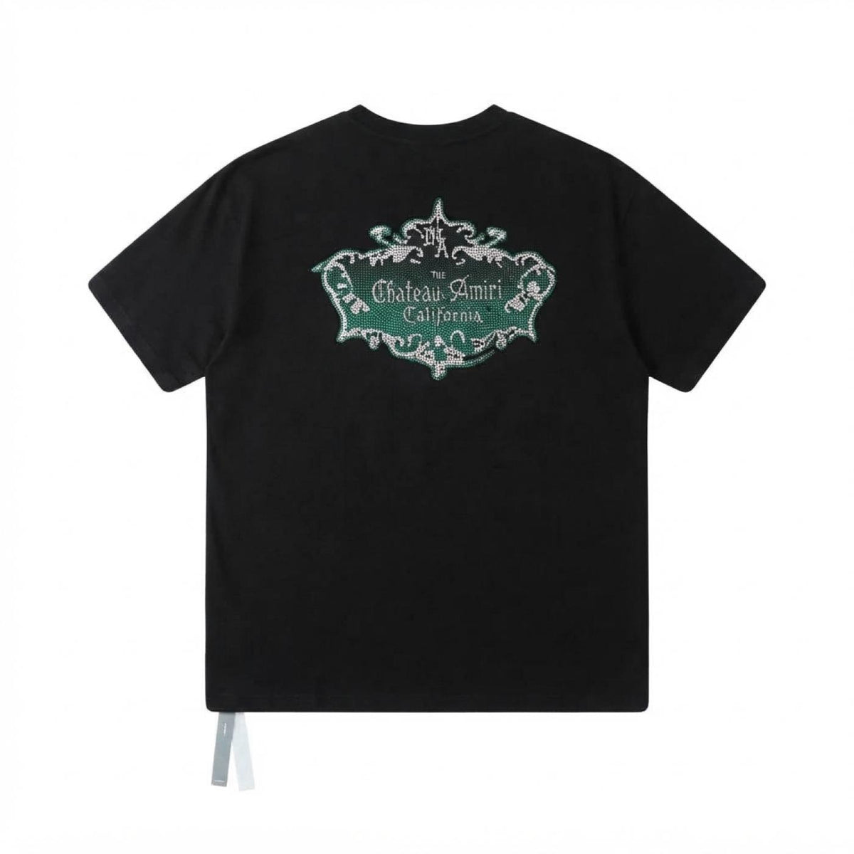 Amiri Black Chateau Crest Oversized T-shirt Amiri Back