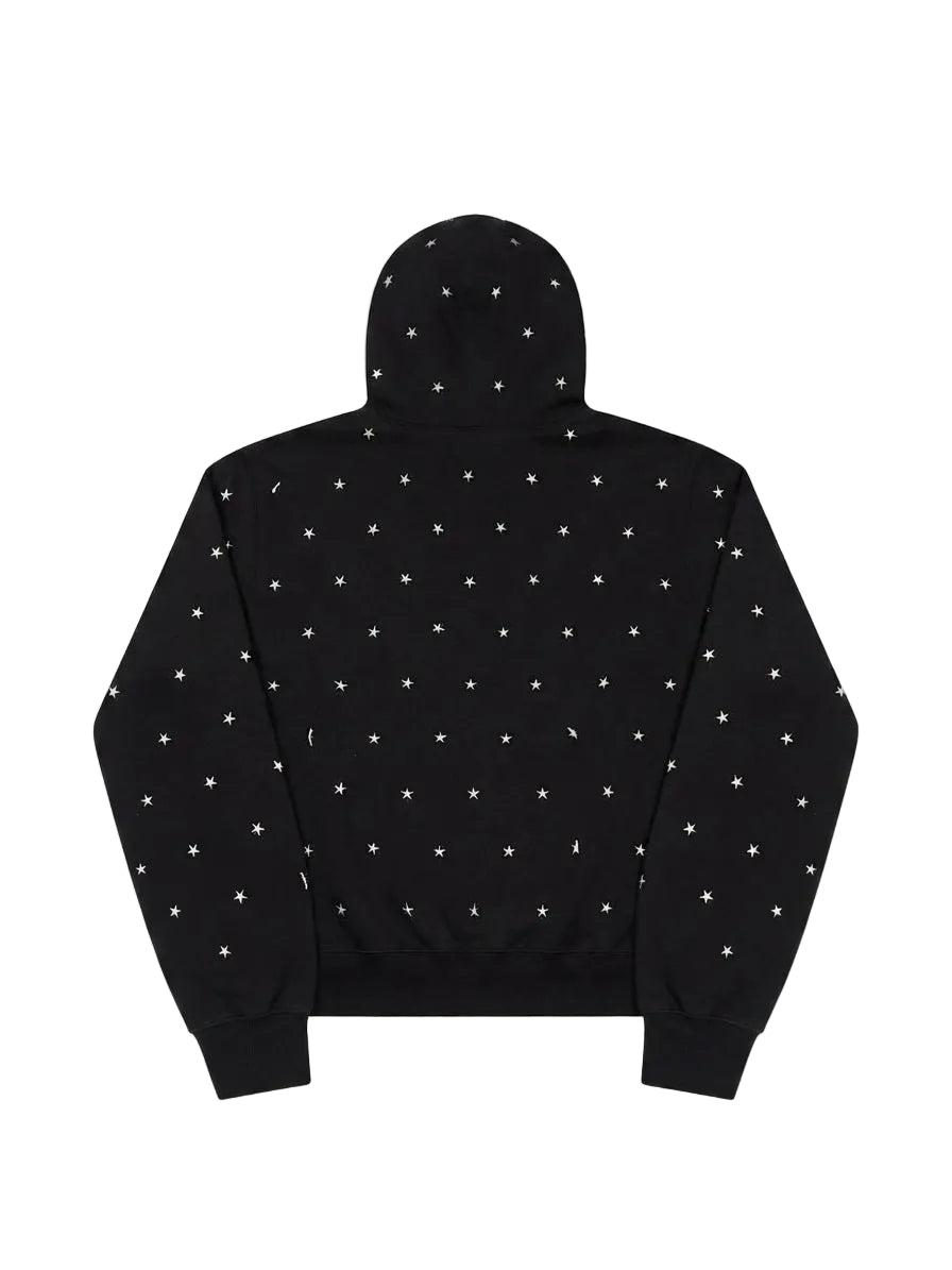 Supreme Stars Studded Hooded Sweatshirt Black