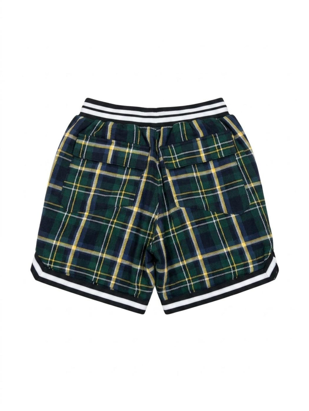 Rhude Flannel Court Logo Short Multigreen