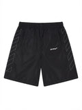 Off-White Black Diag Outline Track Shorts - XS
