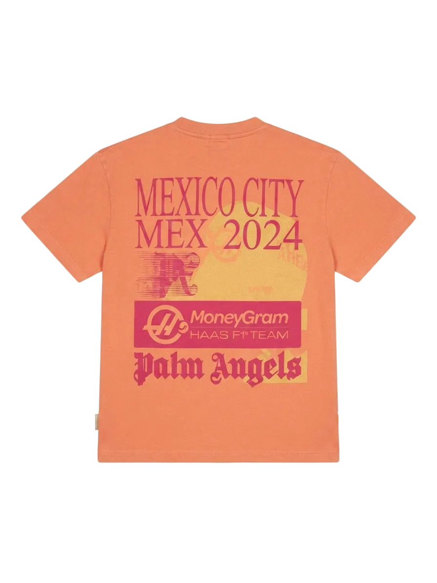 Palm Angels Mexico Tee x MoneyGram Haas F1 Team Orange