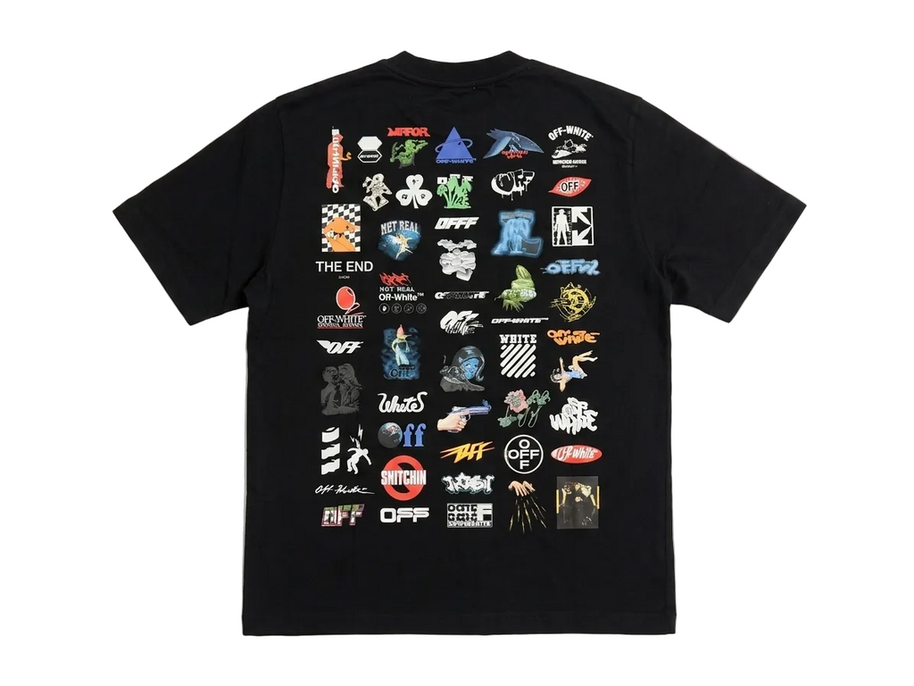 Off-White CLB Slim Tee Black/White