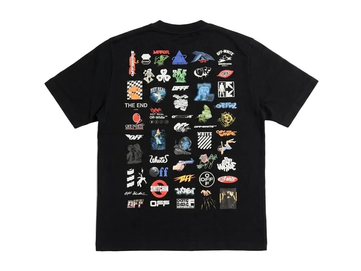 Off-White CLB Slim Tee Black/White
