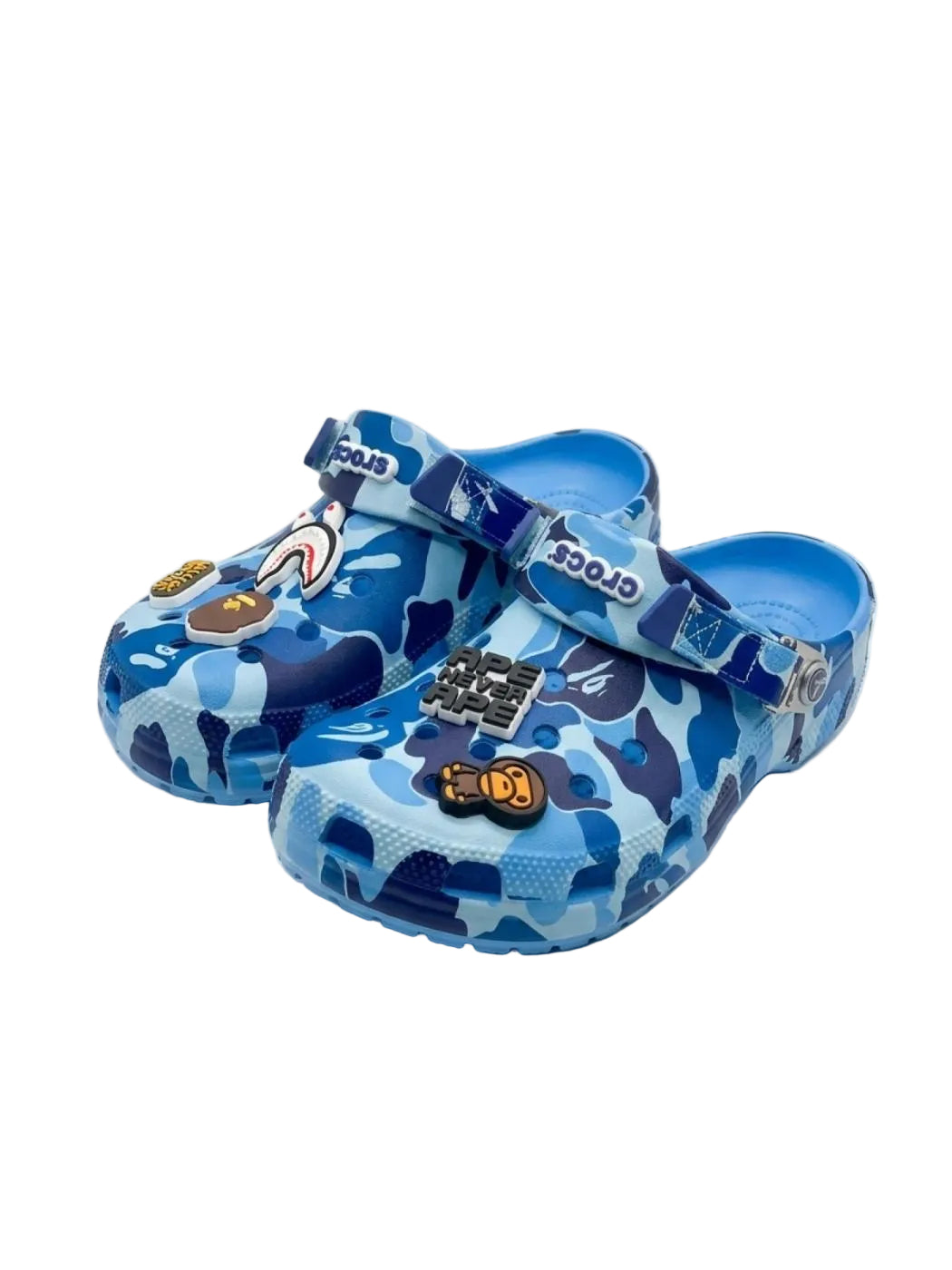 Bape x Crocs Classic Clog 'ABC Camo Blue