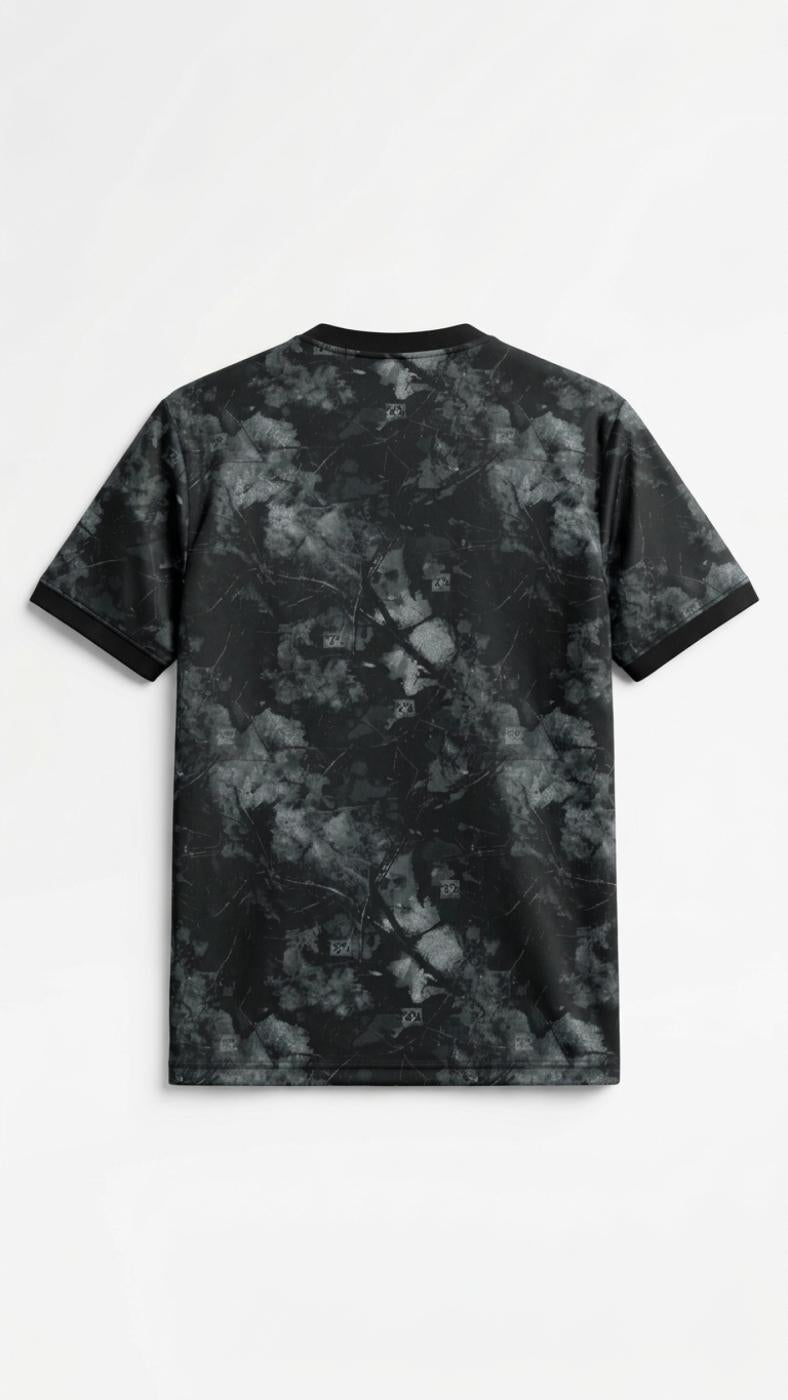 Off-White L/AB Camo Soccer T-Shirt Black