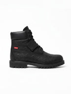 Supreme x Timberland 6" Premium Waterproof Boot Supreme Diamond Plate Black