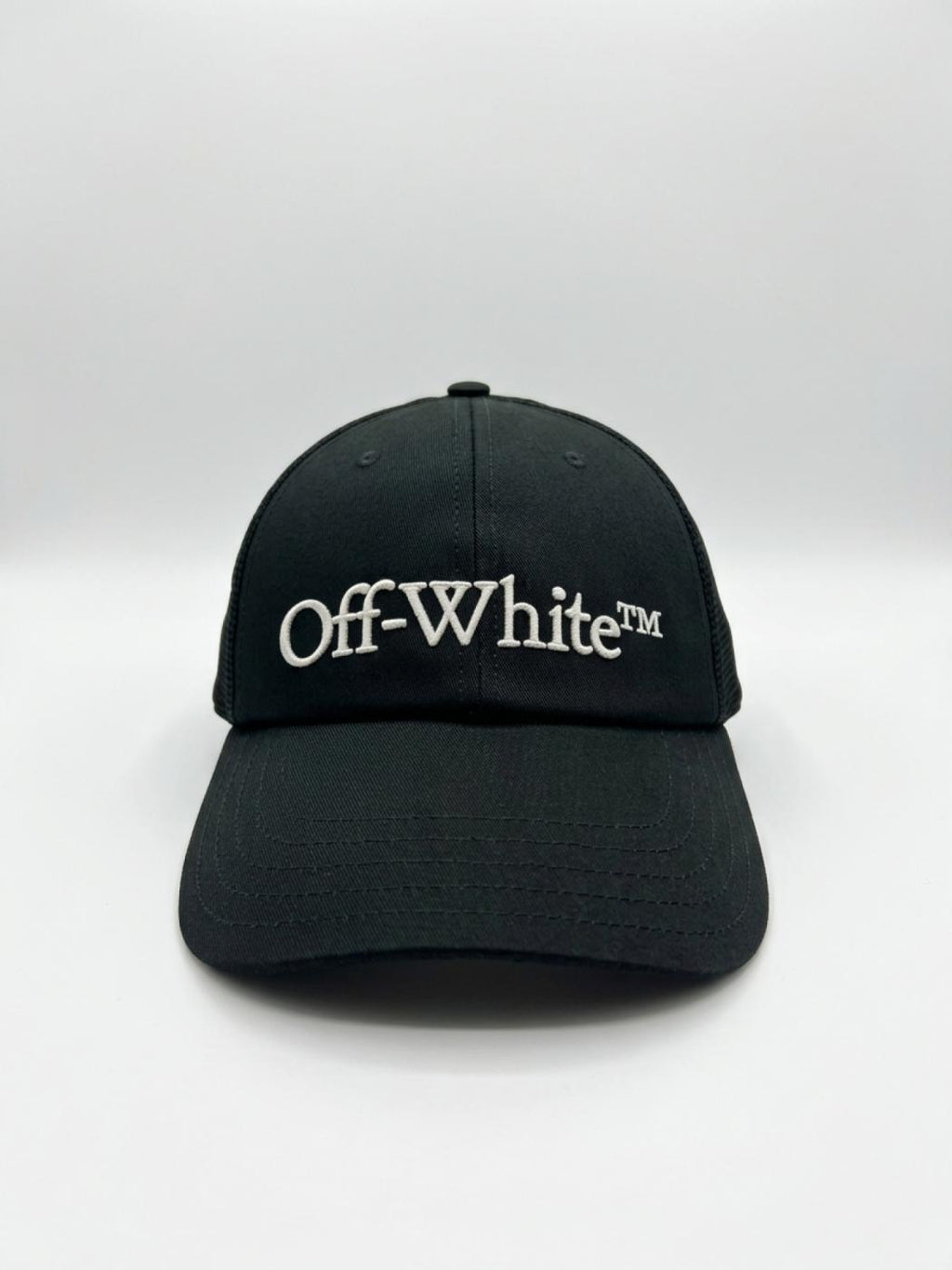Off-White | Drill Bookish Baseball Cap | Black/White