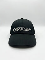 Off-White | Drill Bookish Baseball Cap | Black/White