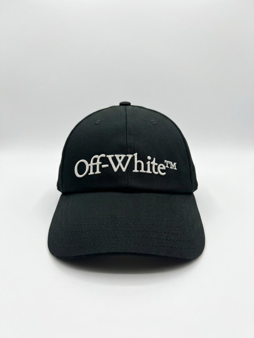Off-White | Drill Bookish Baseball Cap | Black/White