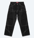 Supreme Paneled Double Knee Painter Pant Black