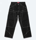 Supreme Paneled Double Knee Painter Pant Black