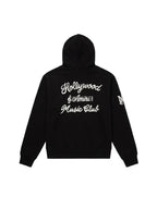Amiri Music Club Zip Up Hoodie Black