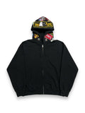 Supreme Patches Zip Up Hooded Sweatshirt Black