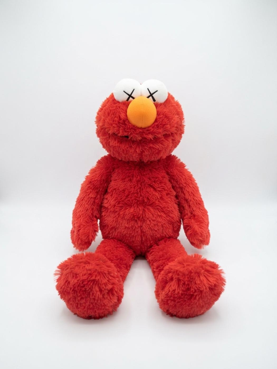 KAWS x Sesame Street x Uniqlo | Elmo Plush Toy in | Red