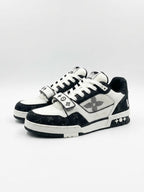 Louis Vuitton | LV Trainer Velcro Strap Monogram Denim Black White | 6.5 UK (40.5 EUR)