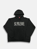 Supreme Capital Hooded Sweatshirt (FW26) Black