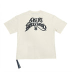 Amiri Hollywood Lightweight Jersey Skate Tee Cream