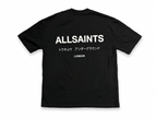 AllSaints Underground Oversized Crew Neck T-Shirt Black