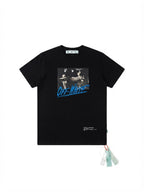 End x Off-White | San Girolamo Tee Black/Light Blue | Size L