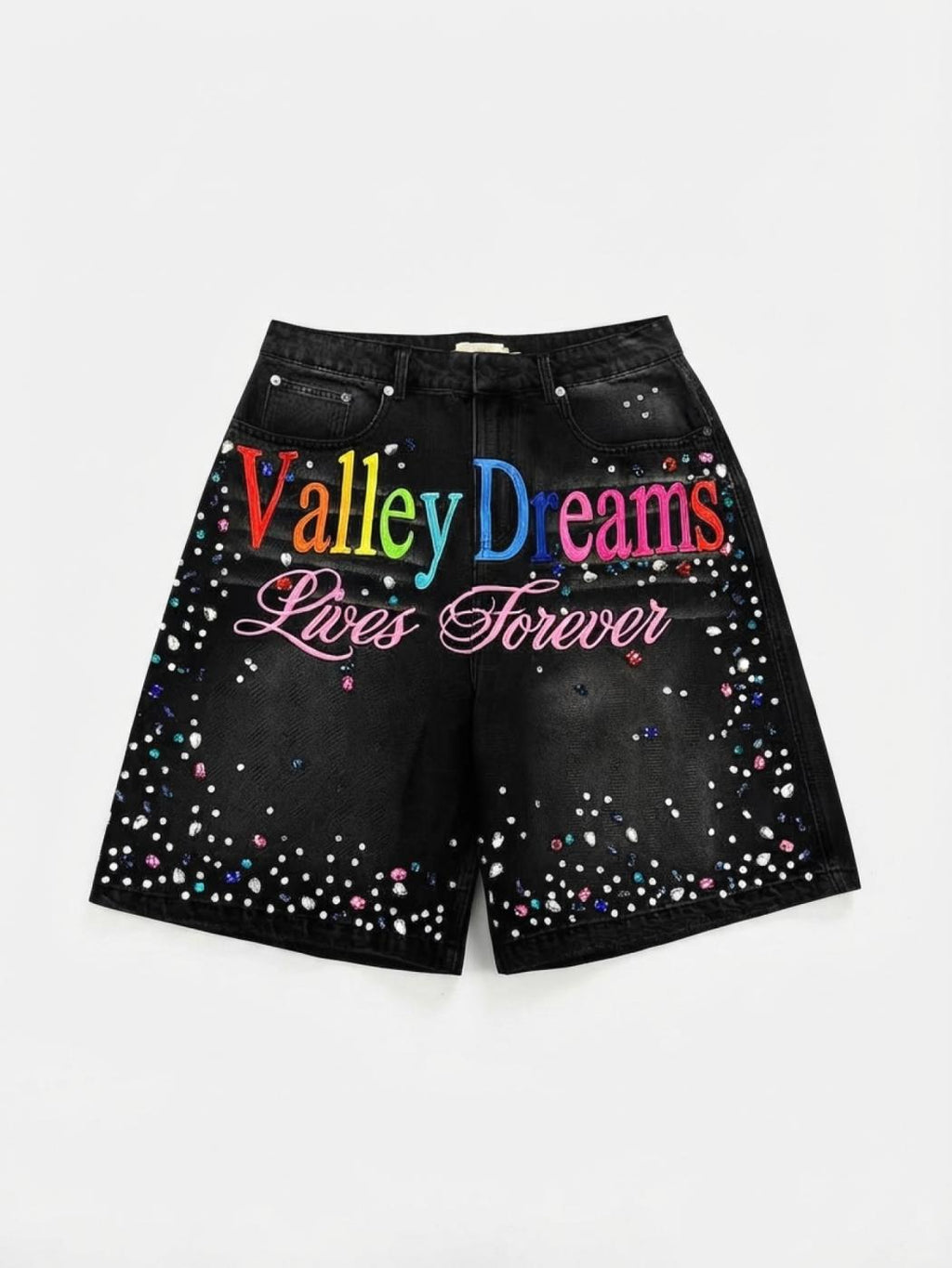 Vale Forever Ice Cream Jorts Black