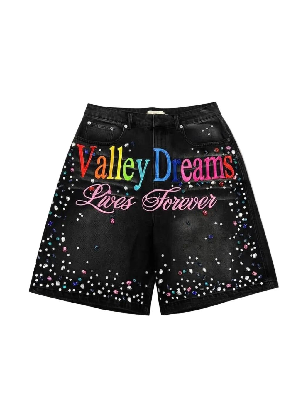 Vale Forever Ice Cream Jorts Black