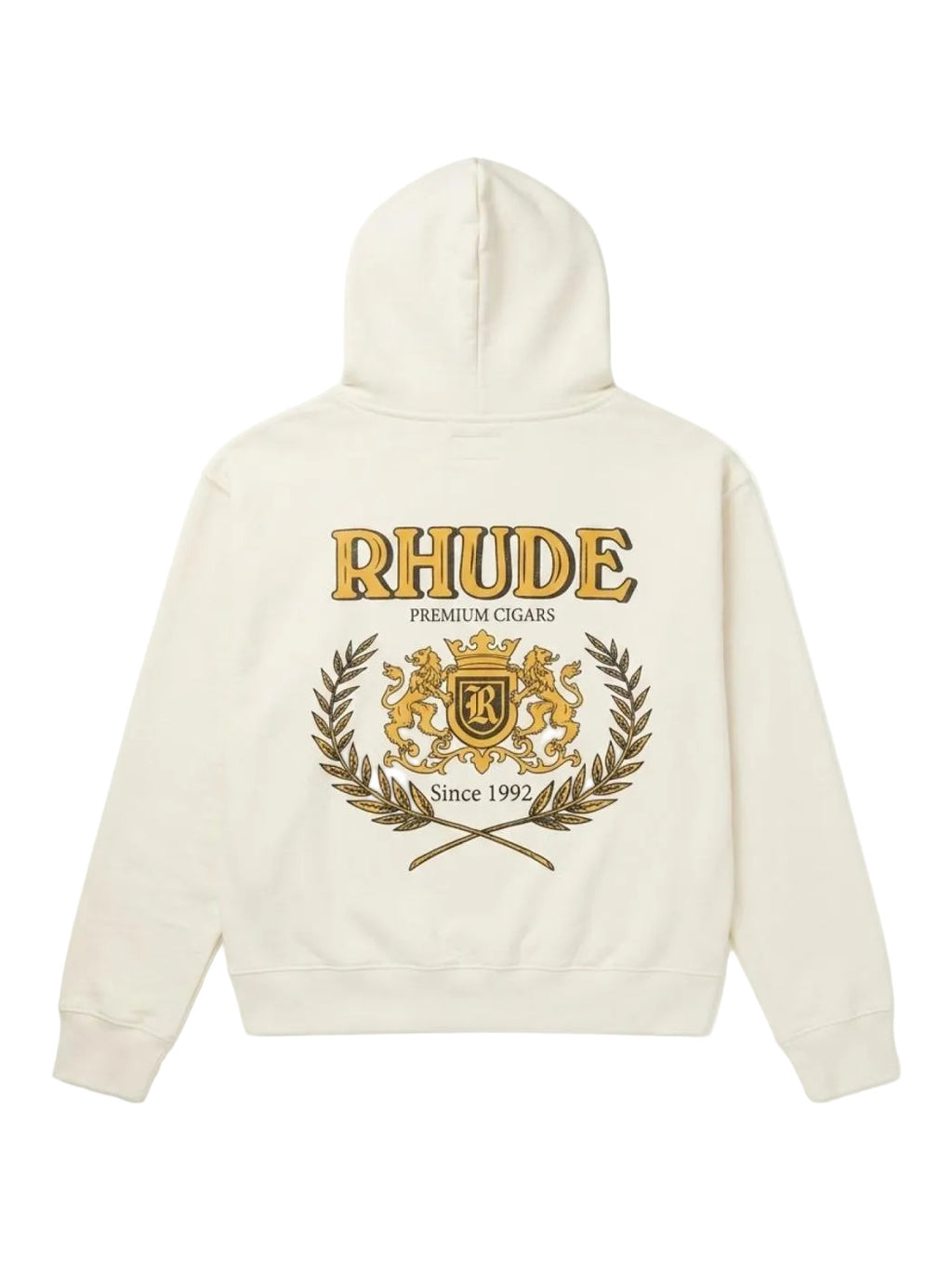 Rhude Cresta Cigar cotton hoodie Cream