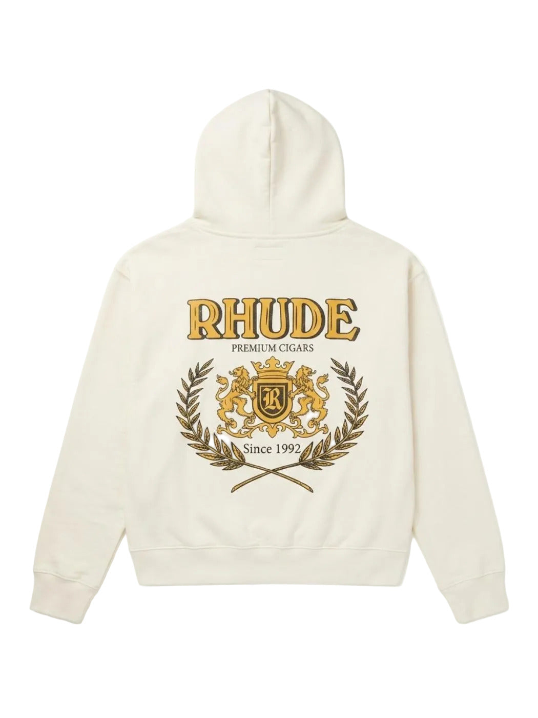 Rhude Cresta Cigar cotton hoodie Cream