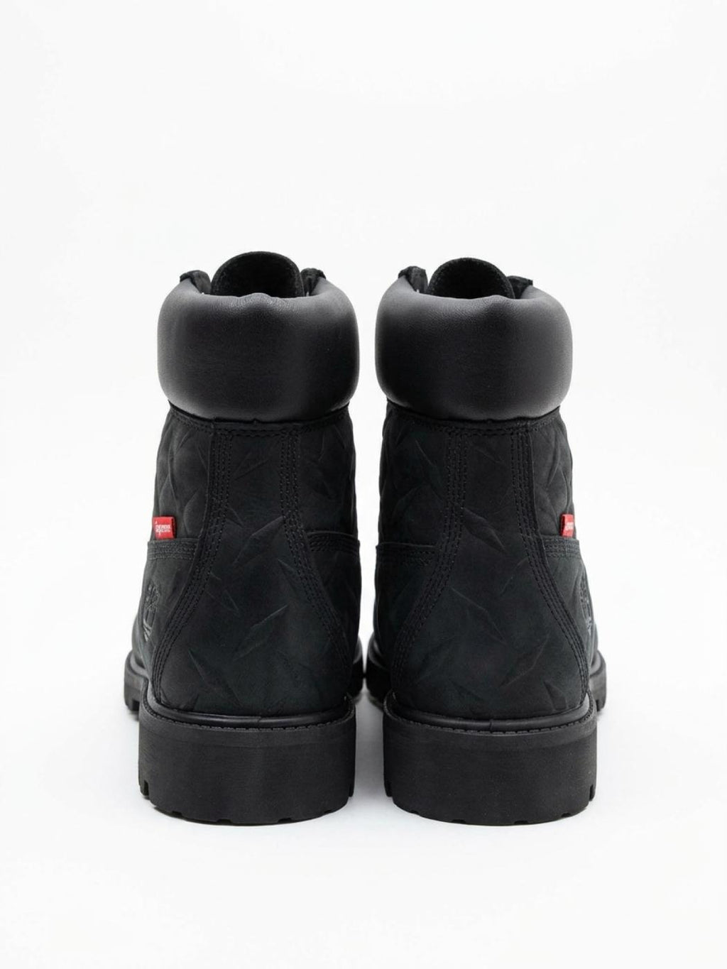 Supreme x Timberland 6" Premium Waterproof Boot Supreme Diamond Plate Black