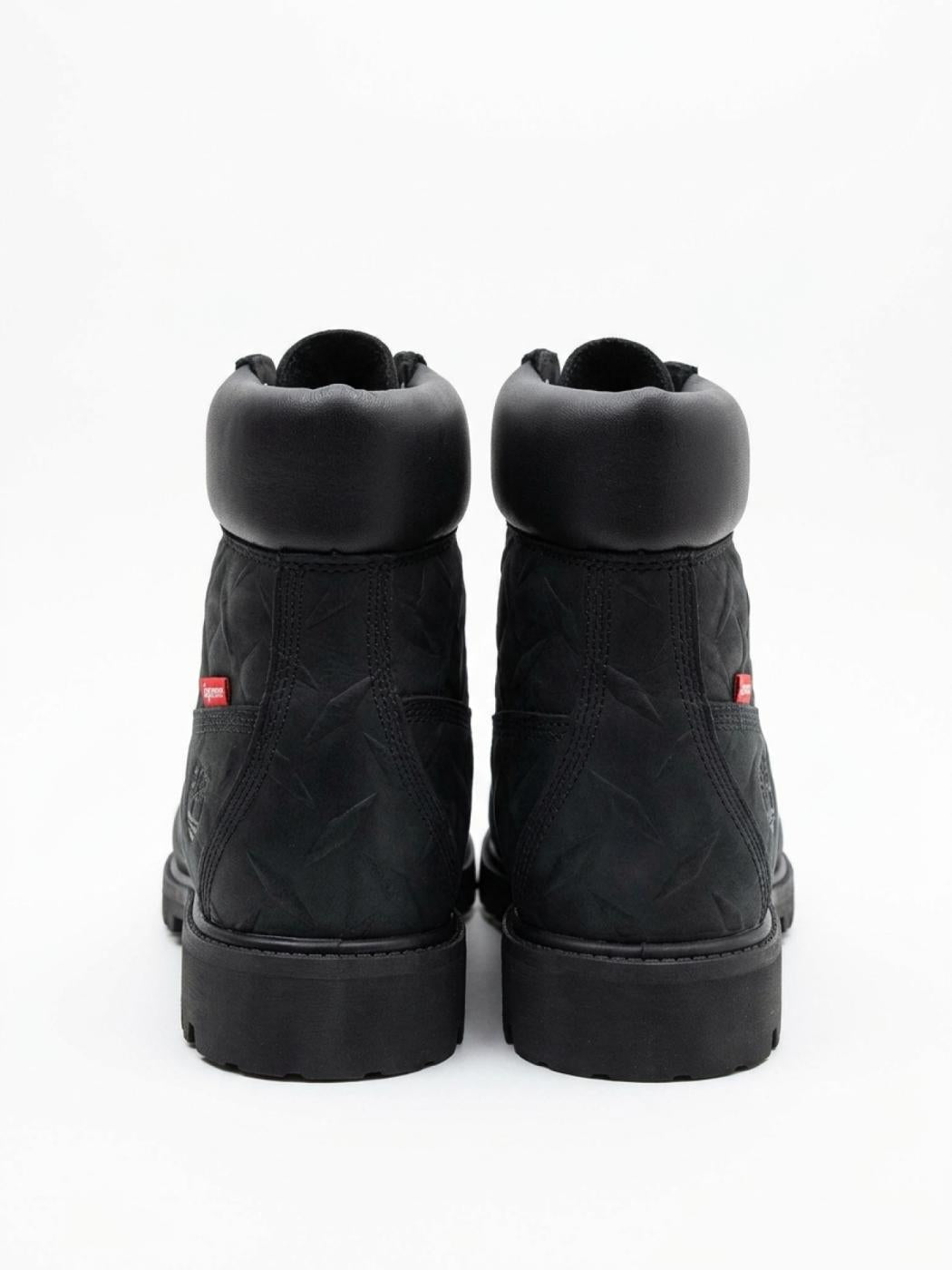 Supreme x Timberland 6 Premium Waterproof Boot Supreme Diamond Plate Black