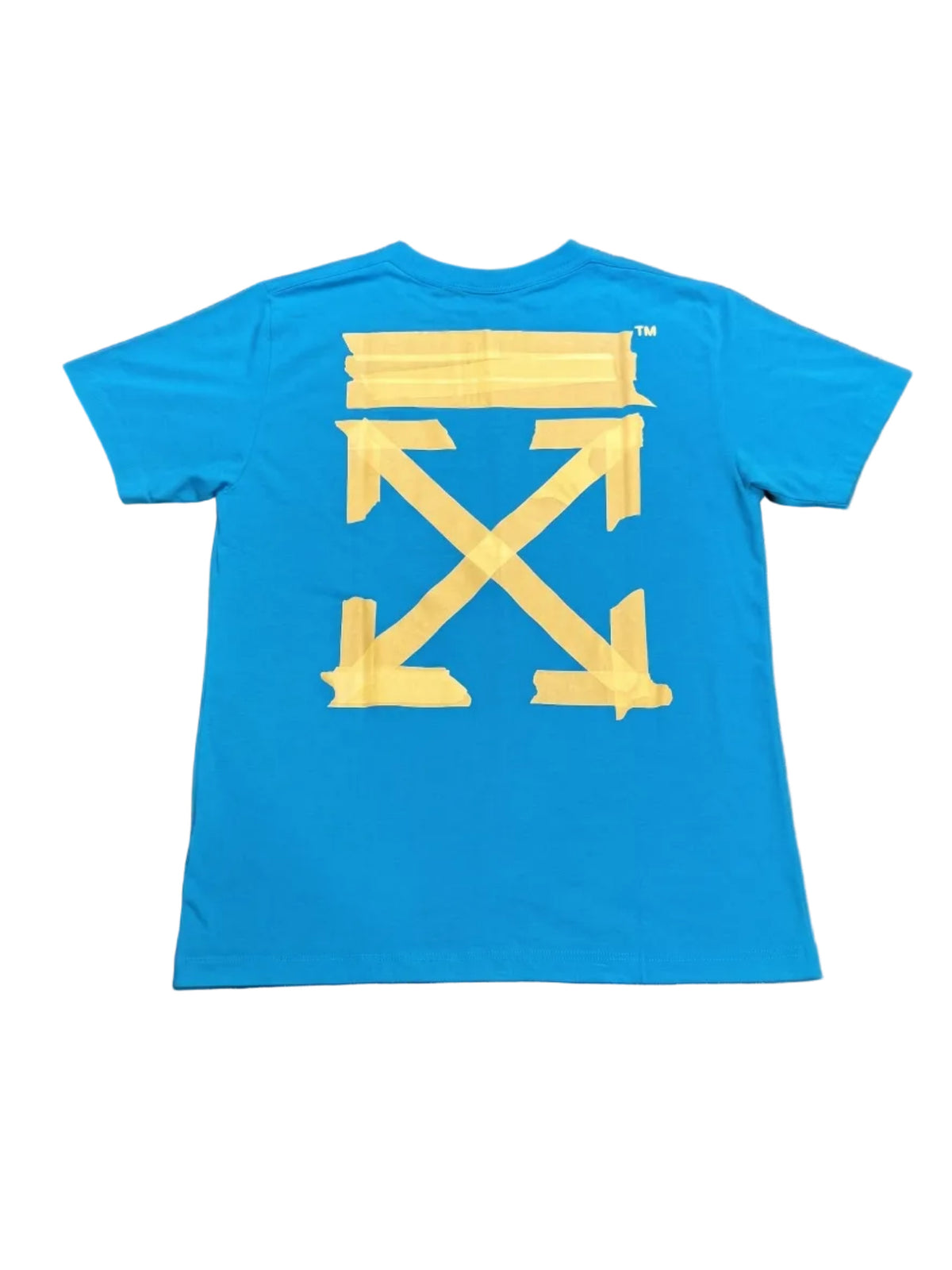 Off-White Tape Desing Short Sleeve Blue