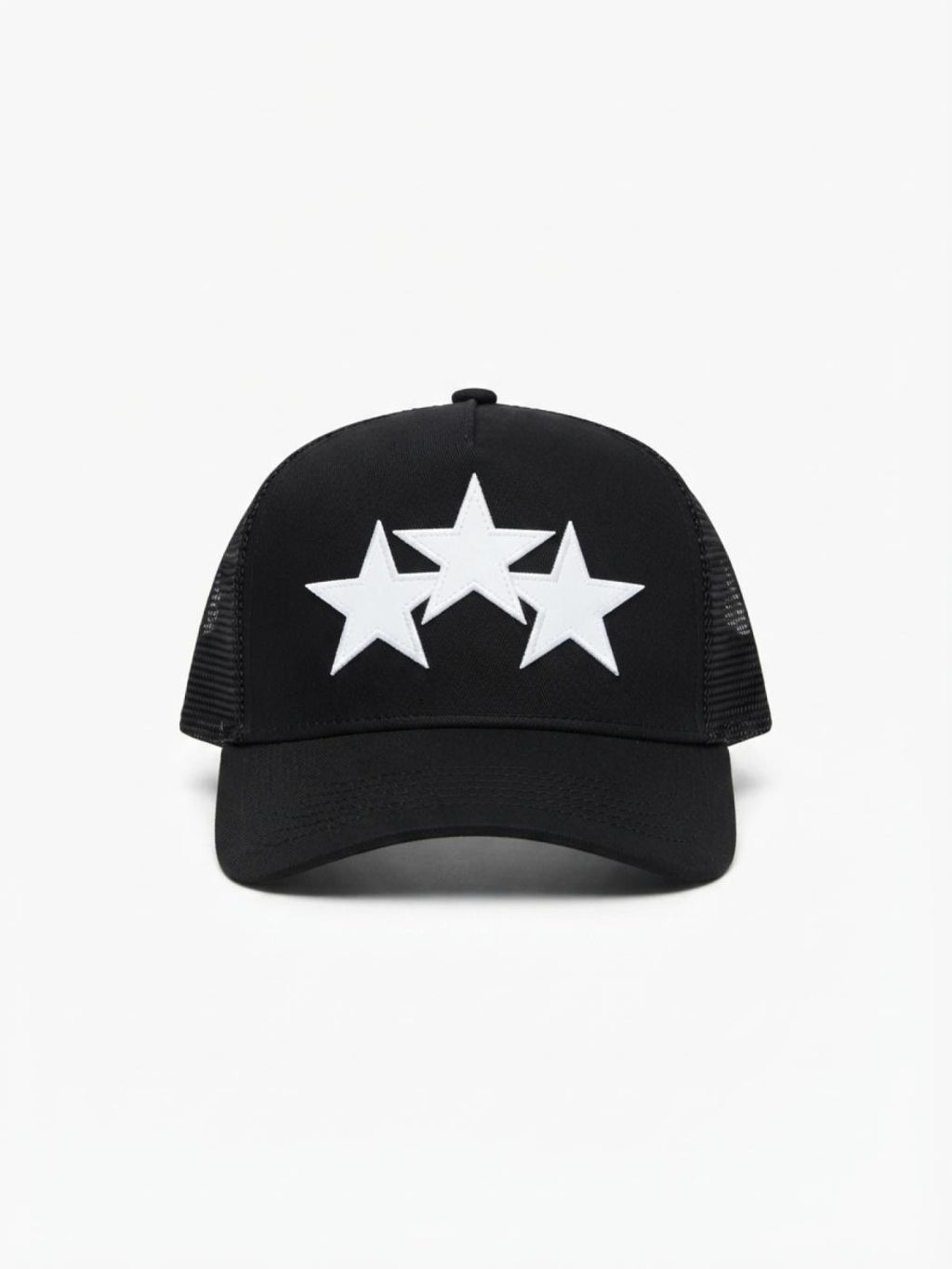 Amiri | Three Star Trucker Hat | Black