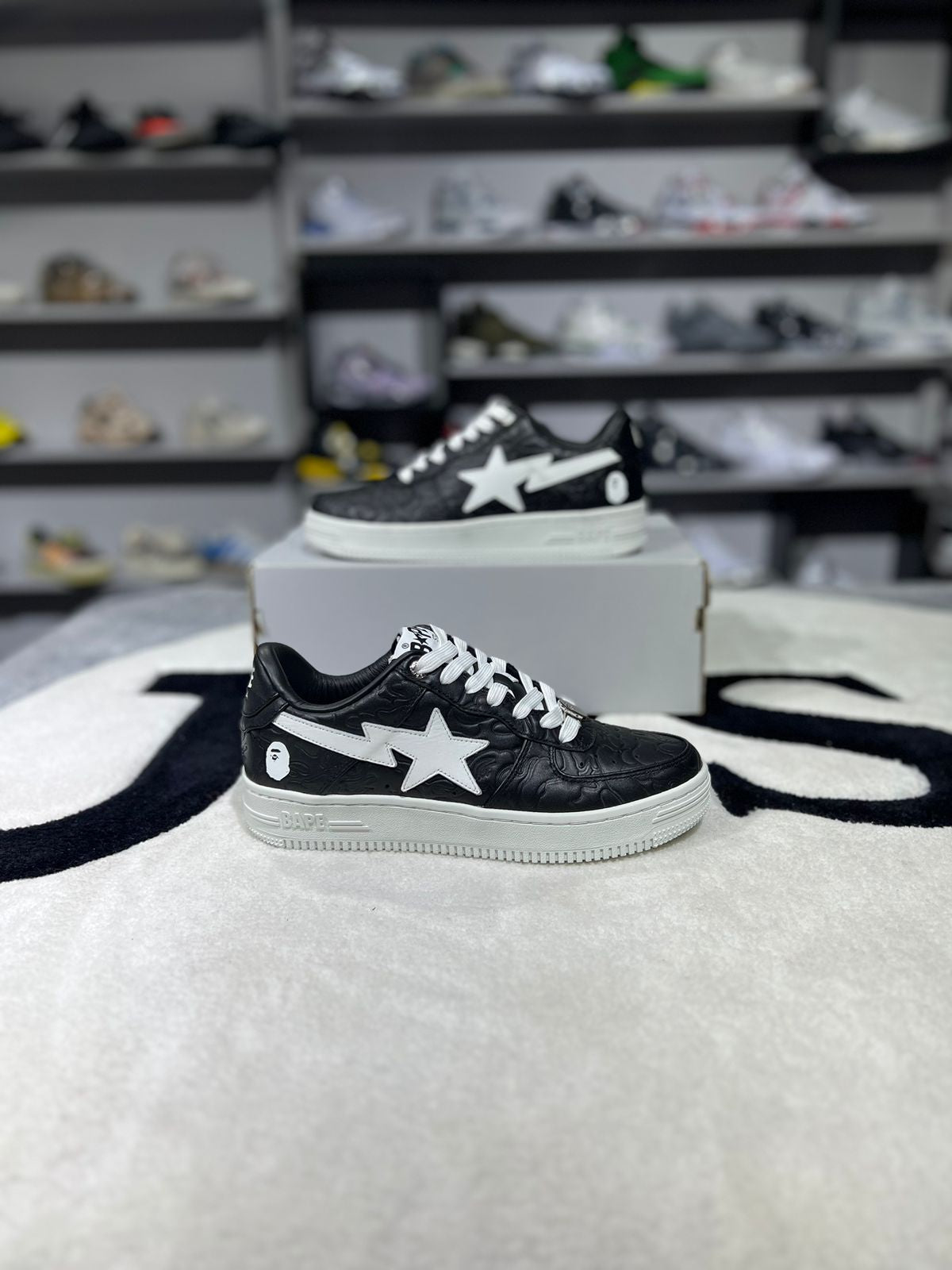 A Bathing Ape Bape Sta Low #3 Line Camo Black