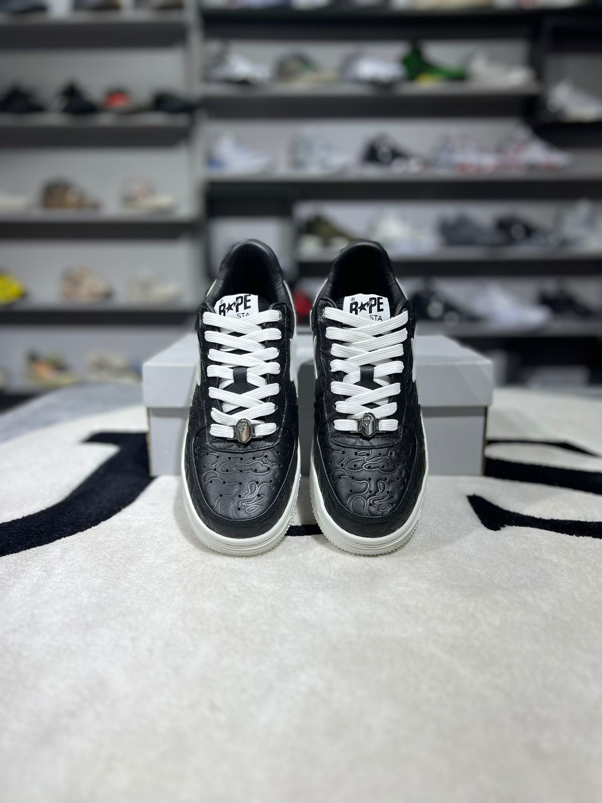 A Bathing Ape Bape Sta Low #3 Line Camo Black