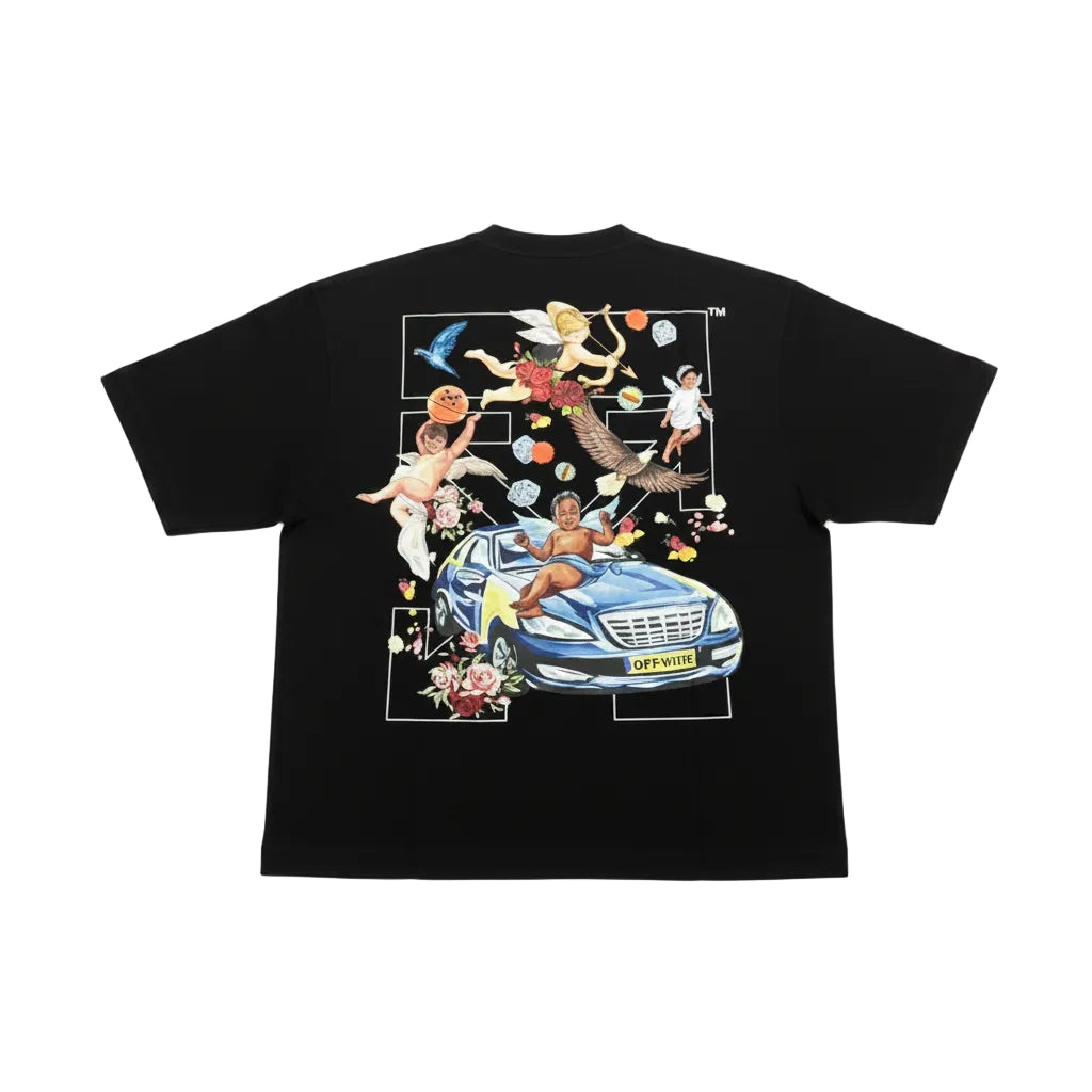 Off-White Fresco Arrow Skate S/S Tee Black