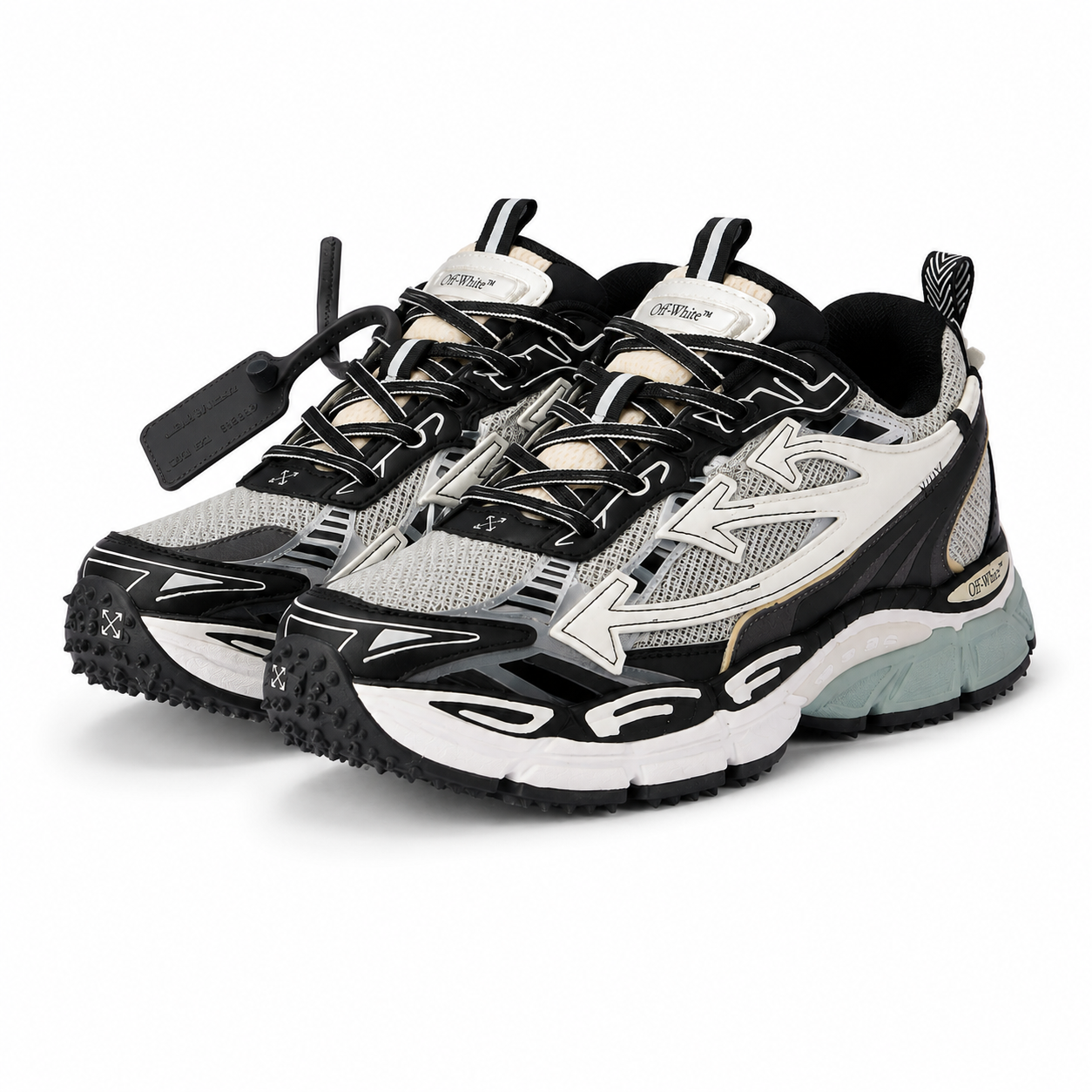 Off-White Be Right Back Grey/Black